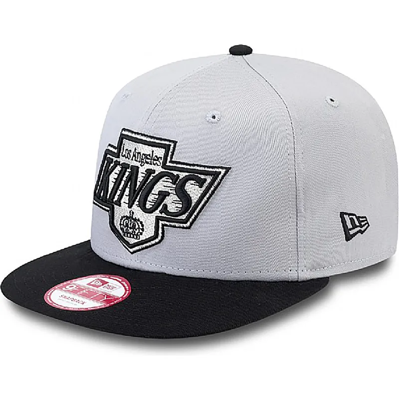 cepur-plakana-peleks-snapback-9fifty-cotton-block-no-los-angeles-kings-nhl-no-new-era